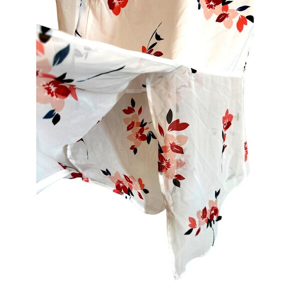 Candies Floral Sheer Button Down Layered Long Sleeve Blouse Size XS - Picture 4 of 6